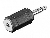 Переходник шт. 3.5 мм - гн. 2.5 мм стерео  Ni/Pl