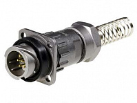 FQ14-6ZPJ-8 штекер 6-pin на кабель с фланцем