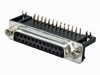 DRB-25FA гнездо на плату L 9.52 мм