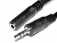 Шнур штекер 3.5 мм - гнездо 3.5 мм стерео  Ni