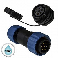 Разъём герметичный SZC21 7P-M-FB, 7 контактов