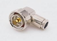 716-122/8D, штекер 7/16, прижимной, угловой, 8D-FB