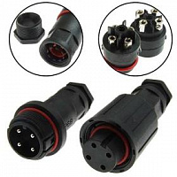 Разъём герметичный SZC-9000 4pin (IP68), 4 контакта