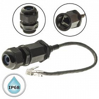 Разъём герметичный SZC RJ45M22L25-5A, 10BASE-T,100 BASE-T, 1000 BASE-T