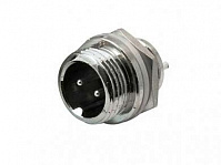 M12 штекер GX12 2-pin на корпус 125V/5А