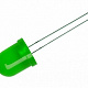 Светодиод 10mm зеленый 30mcd/ 20mA