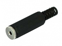 Гнездо 2.5 мм стерео на кабель  Ni/Pl